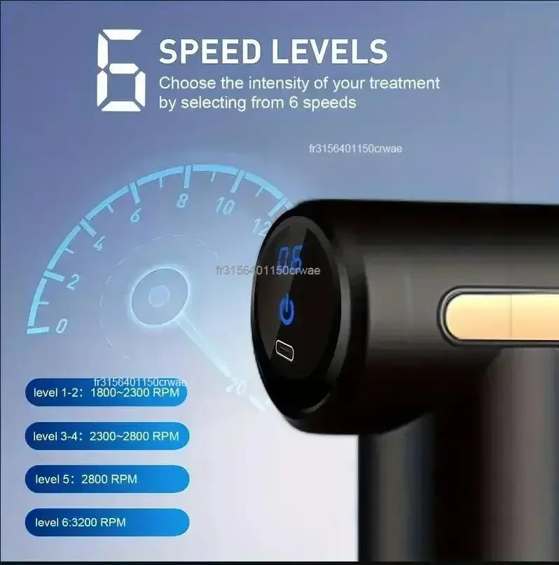 Mini Muscle Massage Gun Protable Body Massager Deep Handheld Percussion Massager for Body Back and Neck Leg