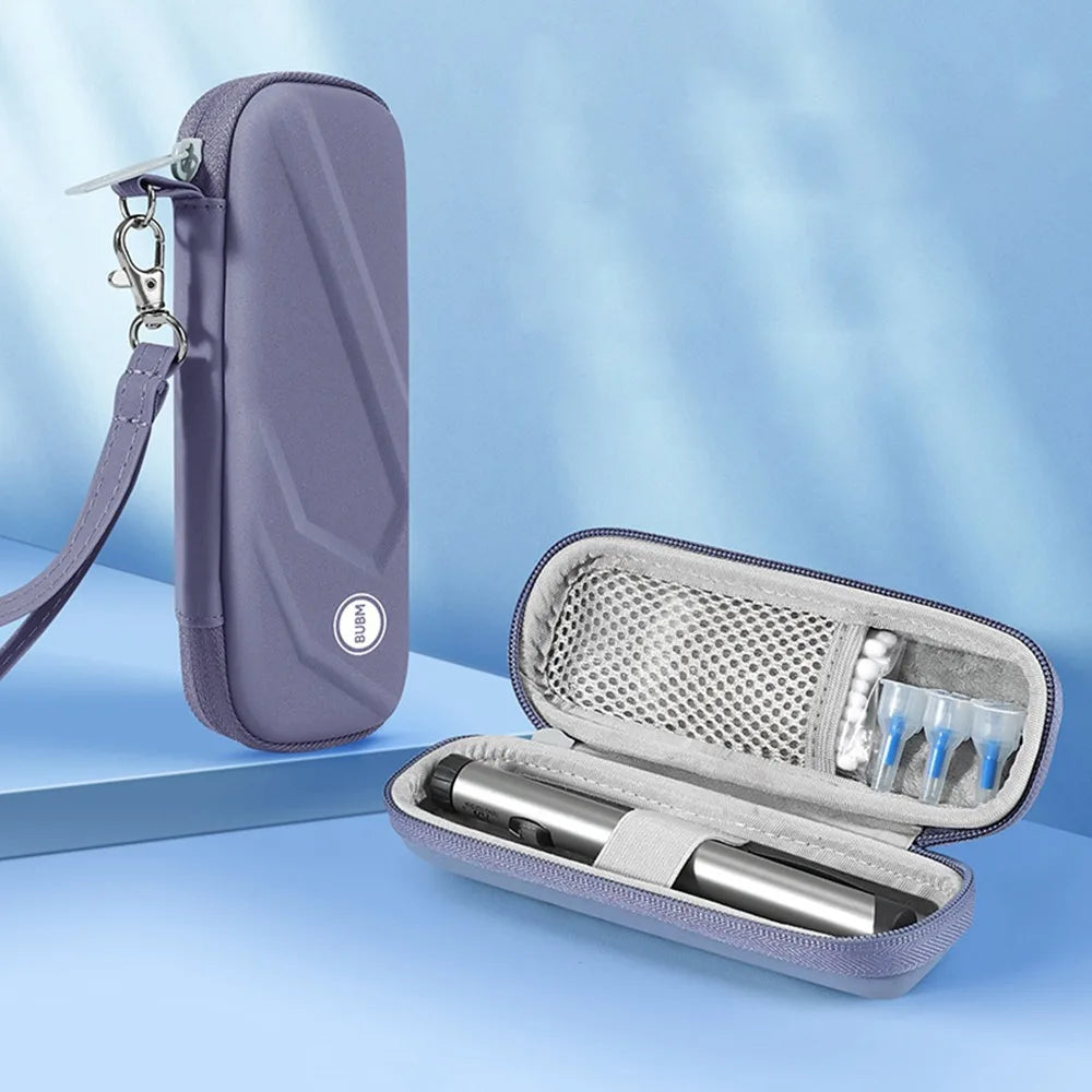 EVA Insulin Cooling Bag Waterproof with Gel Pocket Pill Protector Thermal Insulated Glaciated Cold Storage Bag for Diabetics